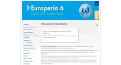 Desktop Screenshot of europerio6.websy.se
